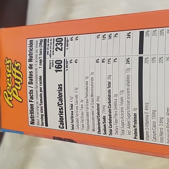 Angel Reese WNBA Reeses Puffs Cereal LIMITED EDITION. FAMILY SIZE CHICAGO SKY - Picture 6 of 6